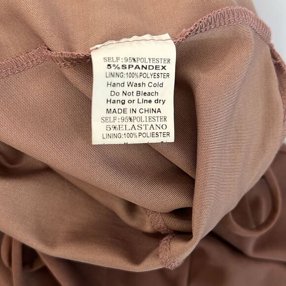 Windsor Dress Gown Purple Mauve Size Medium Spaghetti Strap Tie Backless Maxi - Picture 11 of 16